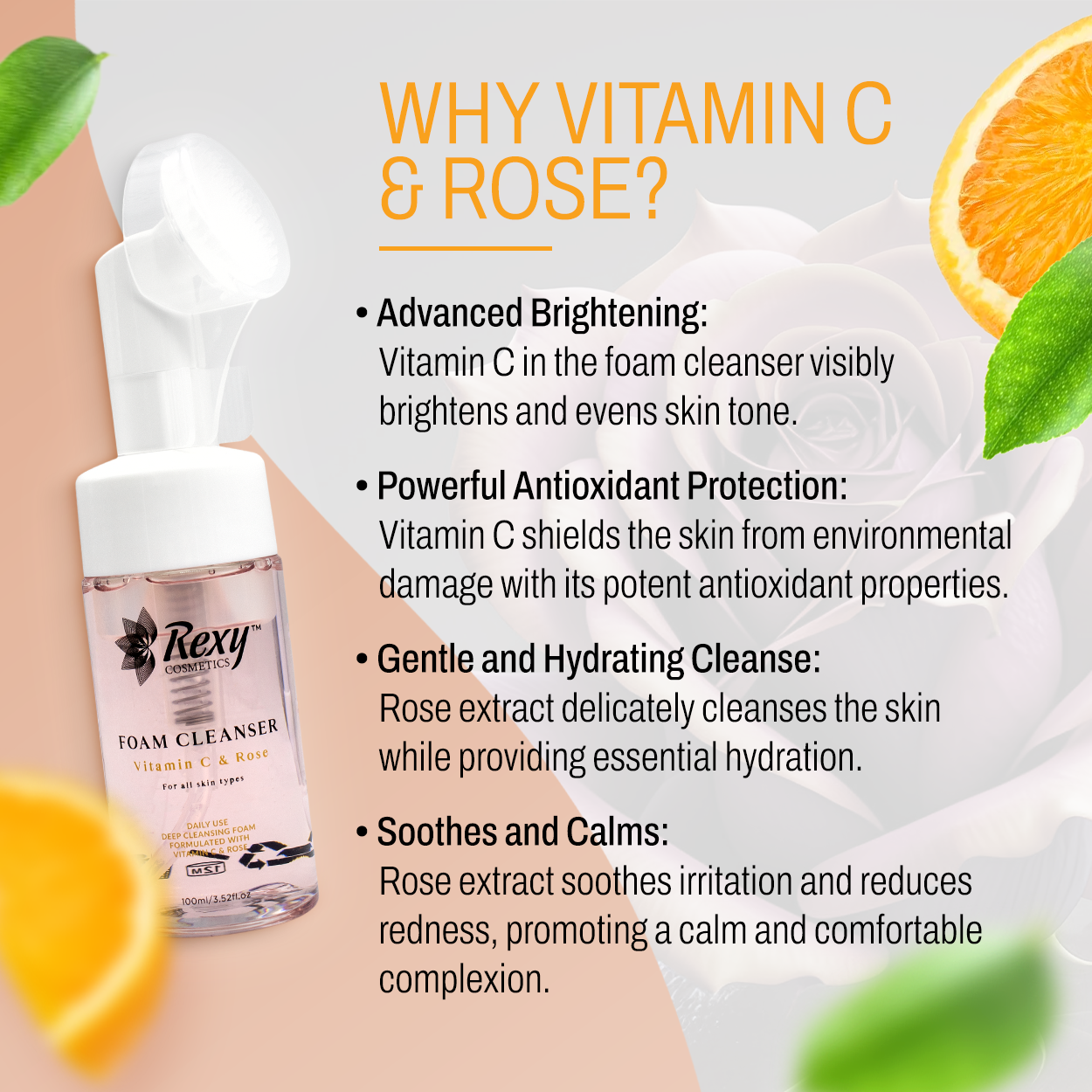 Vitamin C & Rose Foam Cleanser